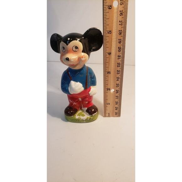 Disney Dan Brechner Exclusive Mickey Mouse Ceramic Figurine WD-25 Japan 1960s - Picture 8 of 14